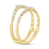 Thumbnail Image 2 of 0.45 CT. T.W. Diamond Graduated Contour Solitaire Enhancer in 14K Gold