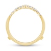 Thumbnail Image 3 of 0.45 CT. T.W. Diamond Graduated Contour Solitaire Enhancer in 14K Gold