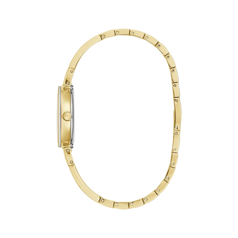 Ladies' Marc Anthony Modern Diamond Accent Gold-Tone Bangle Watch with Champagne Dial (Model: 97P164)
