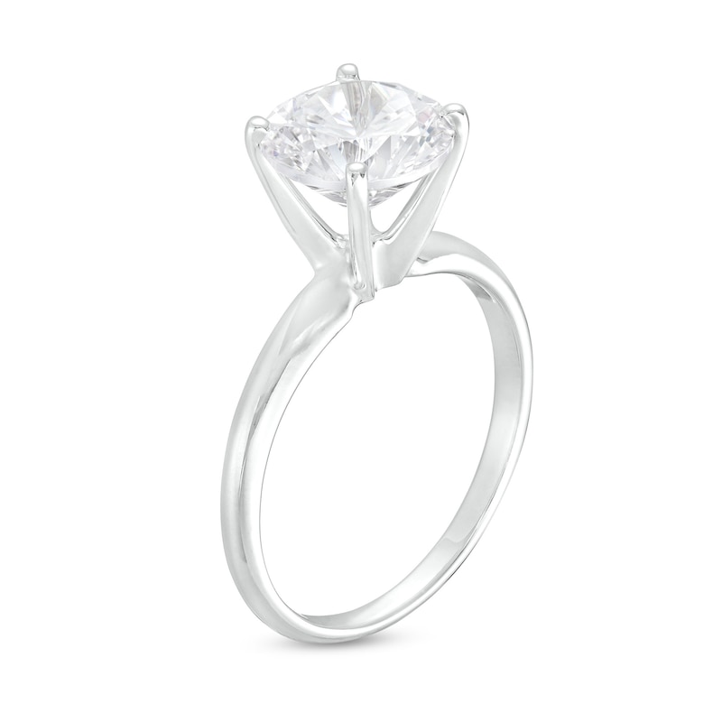 Main Image 3 of 2.50 CT. Certified Lab-Grown Diamond Solitaire Engagement Ring in 14K White Gold (F/SI2)