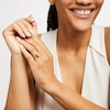 Thumbnail Image 2 of 3.00 CT. Certified Oval Lab-Grown Diamond Solitaire Engagement Ring in 14K Gold (F/SI2)