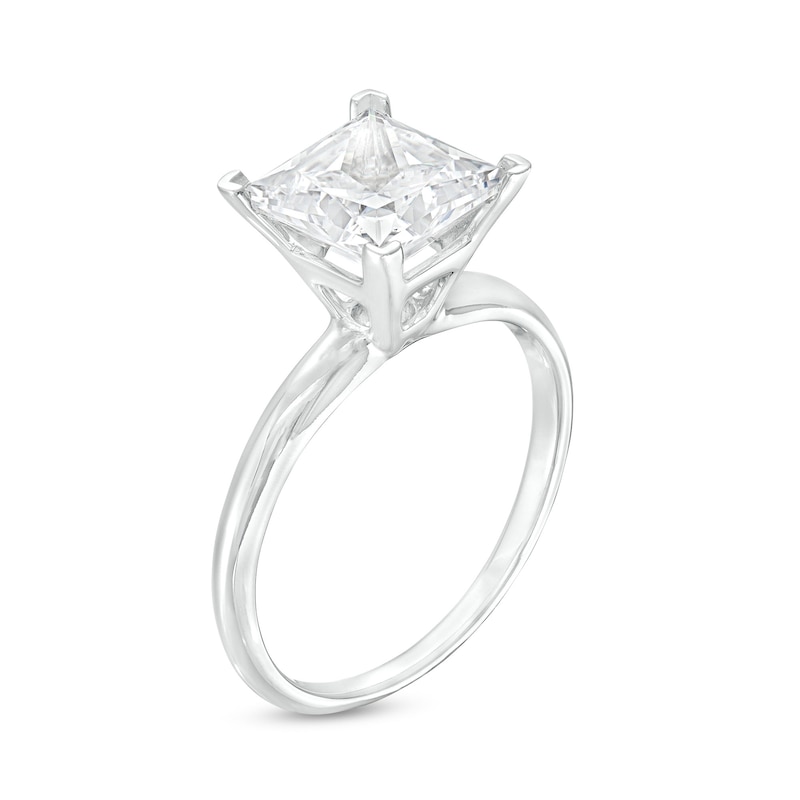 2.50 CT. Certified Princess-Cut Lab-Grown Diamond Solitaire Engagement Ring in 14K Gold (F/SI2