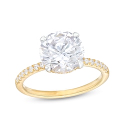 3.25 CT. T.W. Certified Lab-Grown Diamond Engagement Ring in 14K Gold (F/SI2)