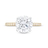 Thumbnail Image 4 of 3.25 CT. T.W. Certified Lab-Grown Diamond Engagement Ring in 14K Gold (F/SI2)