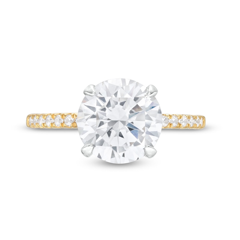 Main Image 4 of 3.25 CT. T.W. Certified Lab-Grown Diamond Engagement Ring in 14K Gold (F/SI2)