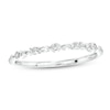 Thumbnail Image 0 of 0.05 CT. T.W. Diamond Five Stone Anniversary Band in 10K White Gold