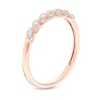 Thumbnail Image 3 of 0.05 CT. T.W. Diamond Twist Vintage-Style Anniversary Band in 10K Rose Gold