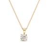 Thumbnail Image 1 of 0.18 CT. Diamond Solitaire Pendant in 10K Gold (I/I3)