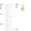 Thumbnail Image 2 of 0.18 CT. Diamond Solitaire Pendant in 10K Gold (I/I3)