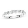 Thumbnail Image 1 of 0.50 CT. T.W. Diamond Alternating Anniversary Band in 10K White Gold