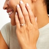 Thumbnail Image 2 of 0.45 CT. Diamond Solitaire Tapered Shank Engagement Ring in Platinum (I/I2)