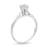 Thumbnail Image 3 of 0.45 CT. Diamond Solitaire Tapered Shank Engagement Ring in Platinum (I/I2)