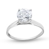 Thumbnail Image 1 of 1.95 CT. Diamond Solitaire Tapered Shank Engagement Ring in Platinum (I/I2)