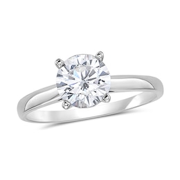 1.95 CT. Diamond Solitaire Tapered Shank Engagement Ring in Platinum (I/I2)