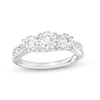 Thumbnail Image 0 of 1.00 CT. T.W. Diamond Miracle Past Present Future® Engagement Ring in 10K White Gold (I/I2)