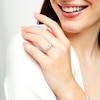 Thumbnail Image 2 of 1.00 CT. T.W. Diamond Miracle Past Present Future® Engagement Ring in 10K White Gold (I/I2)