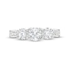 Thumbnail Image 4 of 1.00 CT. T.W. Diamond Miracle Past Present Future® Engagement Ring in 10K White Gold (I/I2)