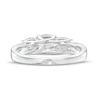 Thumbnail Image 5 of 1.00 CT. T.W. Diamond Miracle Past Present Future® Engagement Ring in 10K White Gold (I/I2)