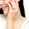 Thumbnail Image 2 of 1.00 CT. T.W. Princess-Cut Diamond Miracle Past Present Future® Engagement Ring in 10K White Gold (I/I2)