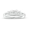 Thumbnail Image 5 of 1.00 CT. T.W. Princess-Cut Diamond Miracle Past Present Future® Engagement Ring in 10K White Gold (I/I2)