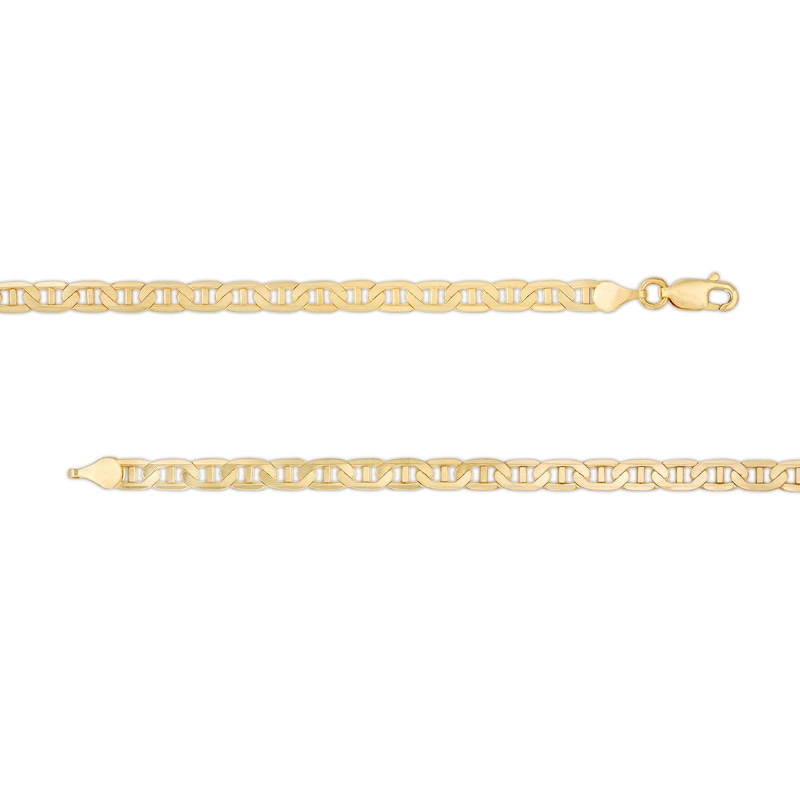 Men's 4.2mm Mariner Chain Bracelet in Solid 10K Gold - 8.25"|Peoples Jewellers