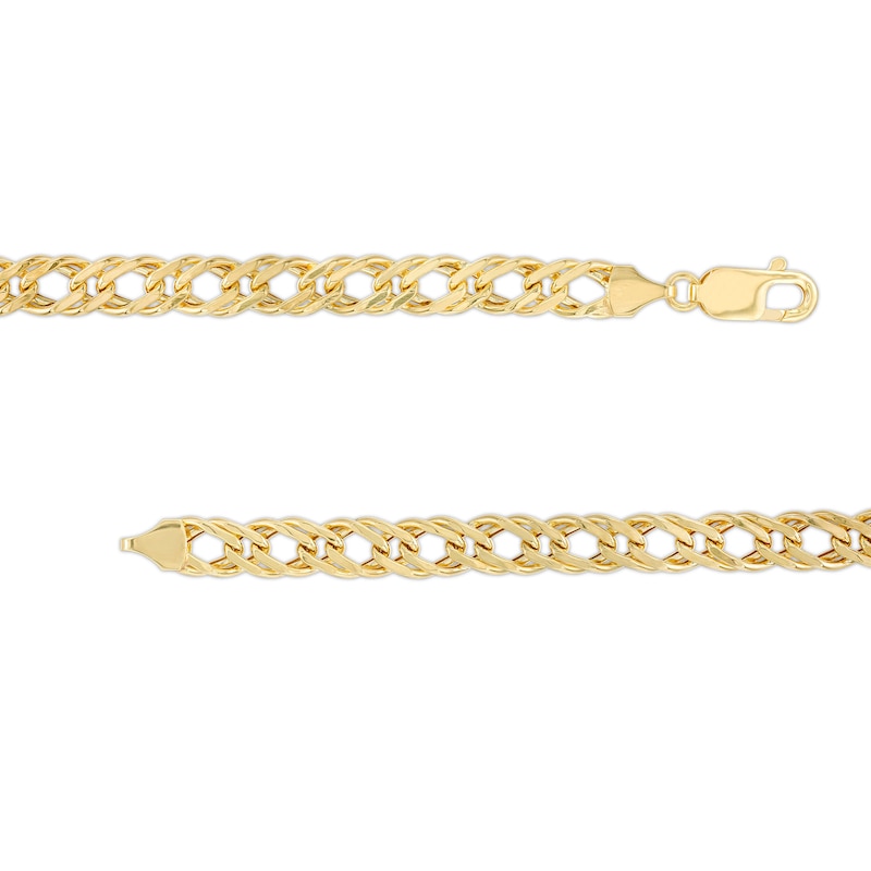 7.5mm Curb Chain Bracelet in Hollow 10K Gold - 7.5"