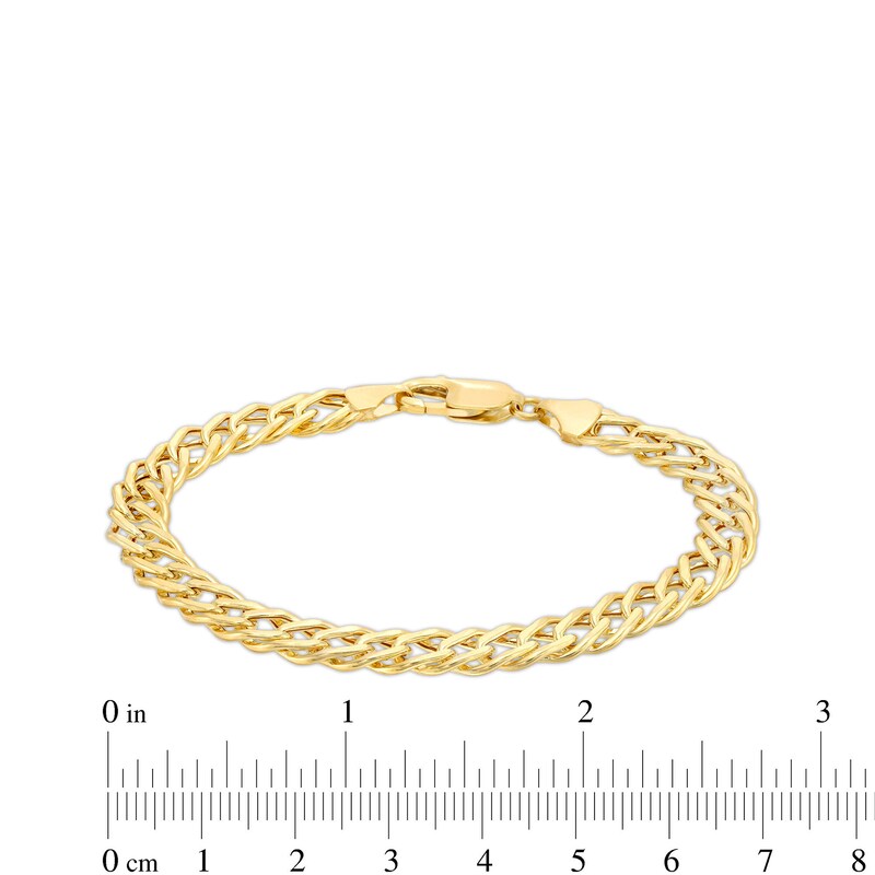 7.5mm Curb Chain Bracelet in Hollow 10K Gold - 7.5"|Peoples Jewellers