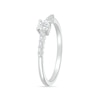 Thumbnail Image 1 of 0.085 CT. T.W. Diamond Nine Stone Promise Ring in Sterling Silver