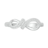 0.04 CT. T.W. Diamond Infinity Ribbon Promise Ring in Sterling Silver