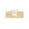 2.25 CT. T.W. Certified Princess-Cut Lab-Created Diamond Bridal Set in 14K Gold (F/SI2)