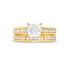 Thumbnail Image 3 of 2.25 CT. T.W. Certified Princess-Cut Lab-Created Diamond Bridal Set in 14K Gold (F/SI2)