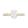 Thumbnail Image 3 of 1.29 CT. T.W. Oval Diamond Engagement Ring in 14K Gold (I/SI2)