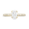 Thumbnail Image 4 of 1.29 CT. T.W. Oval Diamond Engagement Ring in 14K Gold (I/SI2)