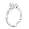 Thumbnail Image 2 of 1.50 CT. T.W. GIA-Graded Emerald-Cut Diamond Frame Engagement Ring in 14K White Gold (F/SI2)