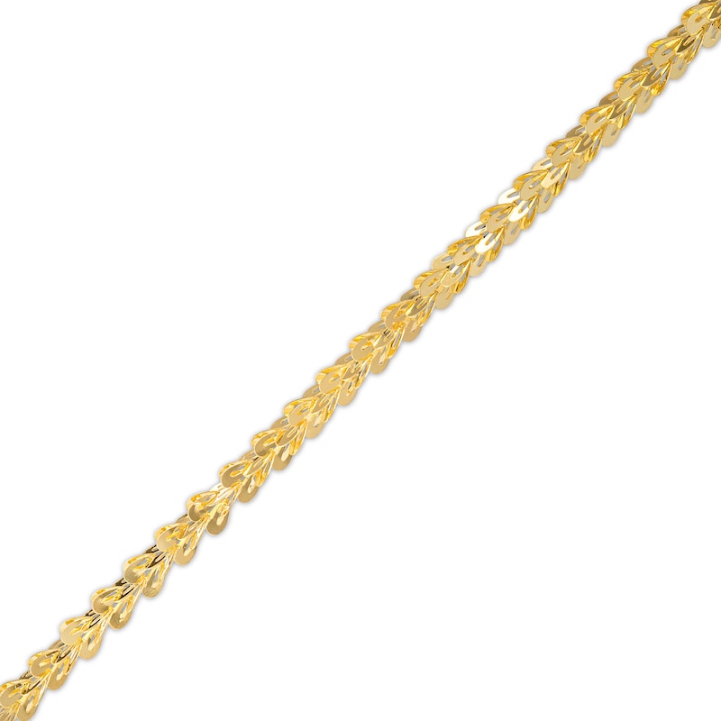 Heart Cutout Link Bracelet in 10K Gold - 7.25"|Peoples Jewellers