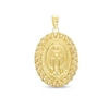 Thumbnail Image 1 of Oval Nugget Frame Virgin Mary Charm in 10K Gold