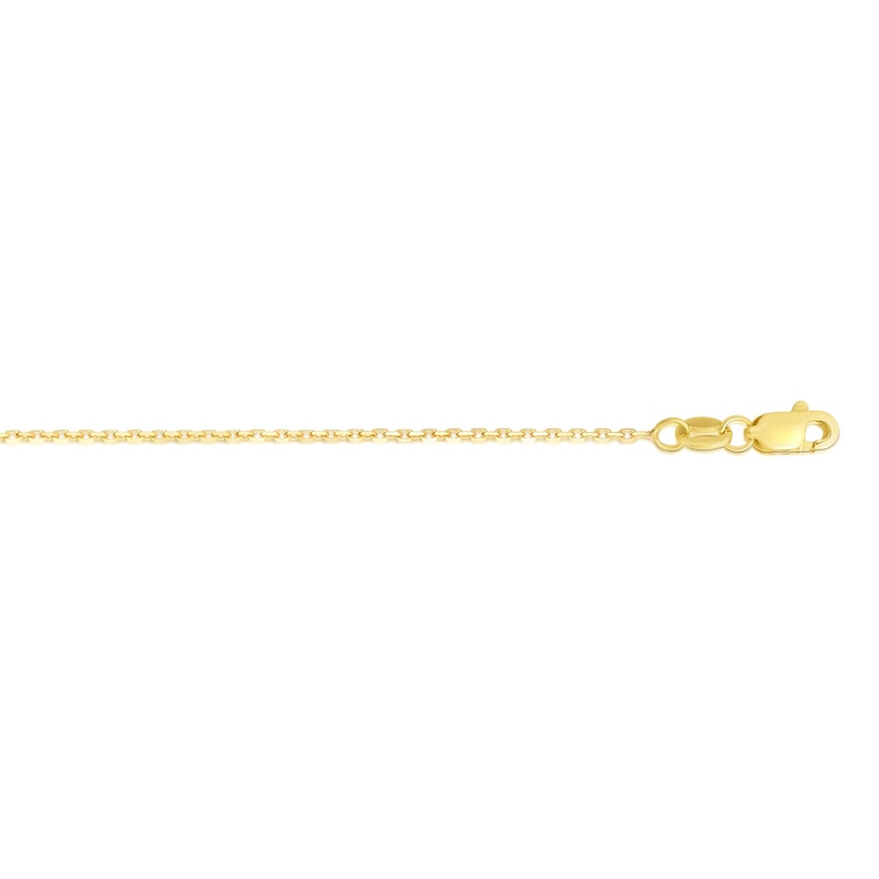 Main Image 2 of Cross Drop Pendant in Hollow 14K Gold