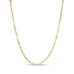 Heart Cutout Link Necklace in 10K Gold - 18"