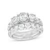Thumbnail Image 1 of 2.95 CT. T.W. Diamond Past Present Future® Bridal Set in 14K White Gold (I/I2)