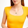 Thumbnail Image 2 of Jade and Diamond Accent Apple Pendant in 14K Gold