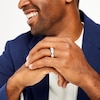 Thumbnail Image 2 of Men's 1.00 CT. T.W. Certified Lab-Grown Diamond Ten Stone Wedding Band in 14K White Gold (F/SI2)