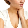 Thumbnail Image 2 of 5.0mm Freshwater Cultured Pearl Button Stud Earrings in 10K Gold