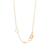 Thumbnail Image 3 of 0.085 CT. T.W. Diamond Oval Pendant in 18K Gold