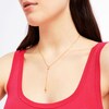 Thumbnail Image 2 of Brilliance Bead Rosary Necklace in 14K Gold