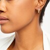 Thumbnail Image 2 of Diamond-Cut 12.0mm Huggie Hoop Earrings in 10K Gold