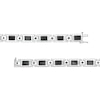 Thumbnail Image 3 of Men's Baguette Onyx and 0.25 CT. T.W. Black Diamond Link Bracelet in Sterling Silver - 8.5"