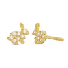 Thumbnail Image 0 of Child's Cubic Zirconia Bunny Stud Earrings in 14K Gold