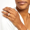 Thumbnail Image 2 of 2.00 CT. T.W. Oval Diamond Past Present Future® Engagement Ring in 14K Gold (I/SI2)