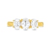 Thumbnail Image 4 of 2.00 CT. T.W. Oval Diamond Past Present Future® Engagement Ring in 14K Gold (I/SI2)