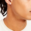Thumbnail Image 2 of 0.23 CT. T.W. Multi-Diamond Puffed Round Stud Earrings in 10K Gold